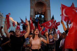 Turchia sosteniori di Erdogan